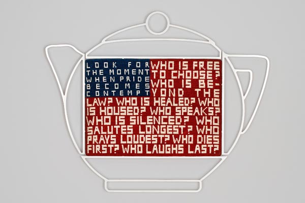 Wesselmann Barbara Kruger Teapot